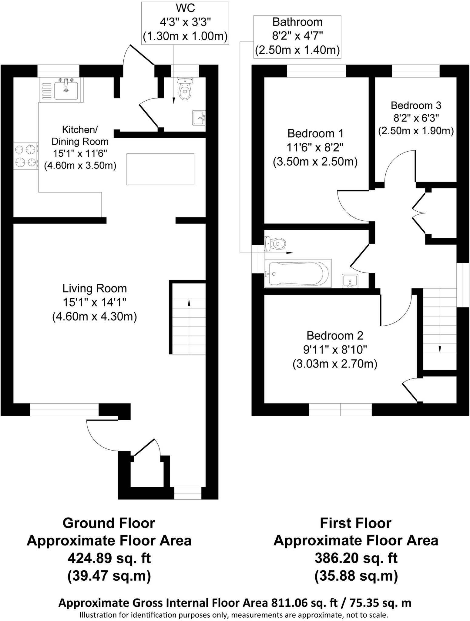 Seaview Drive, Great Wakering, SS3 floorplan