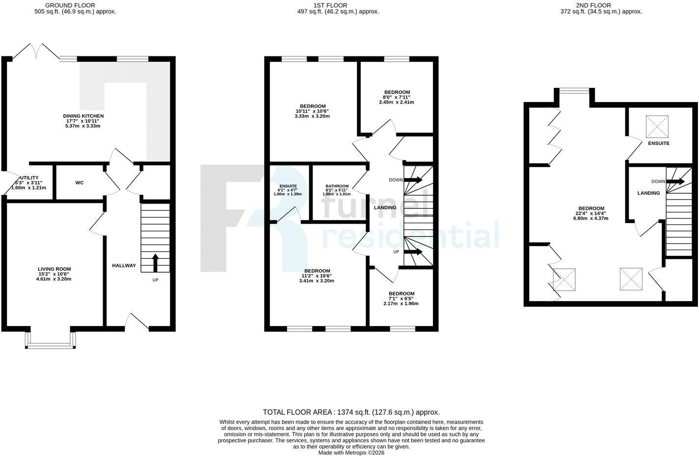 Riverside Walk, Boston Spa, LS23 floorplan