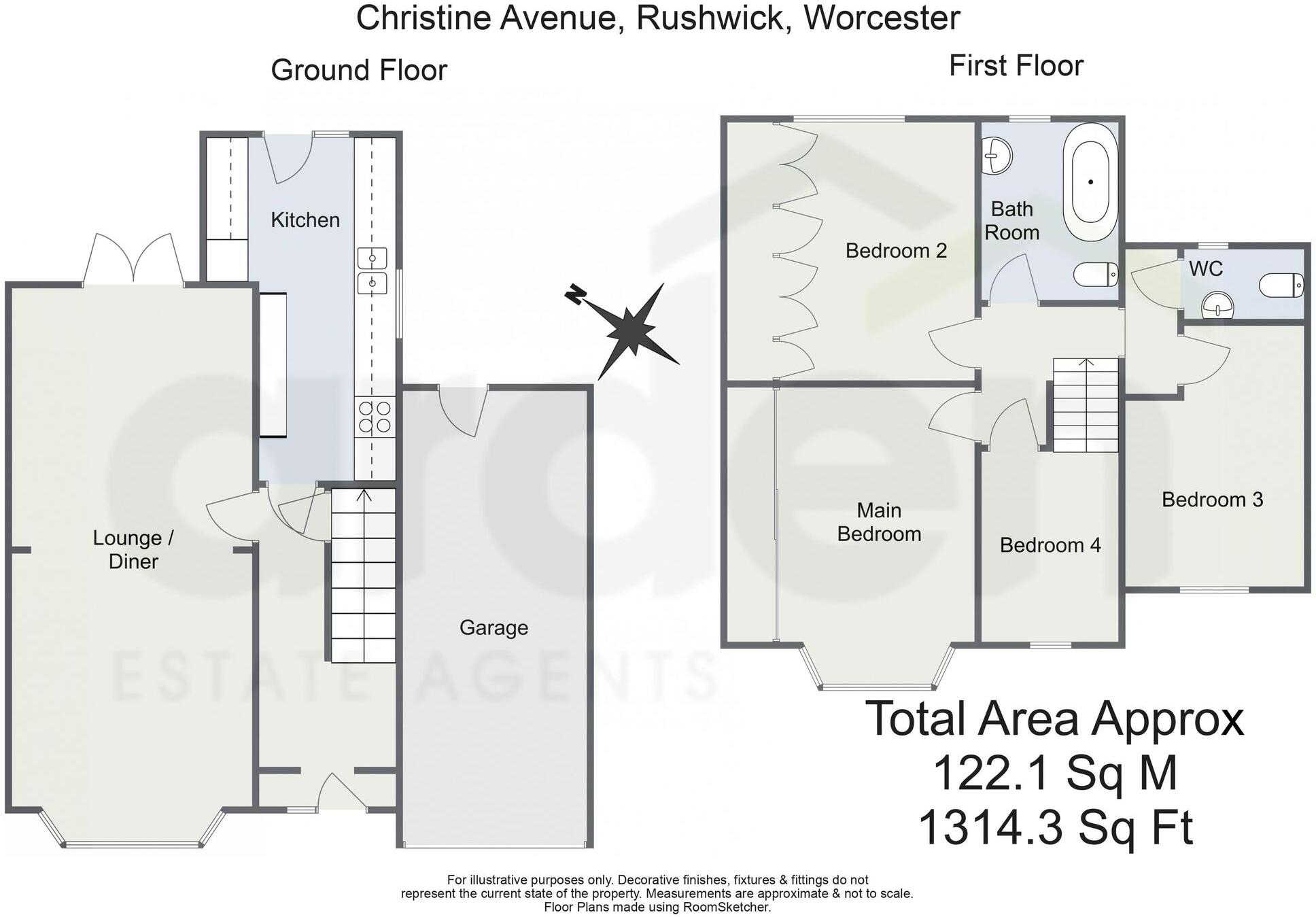 Christine Avenue, Rushwick, WR2 floorplan