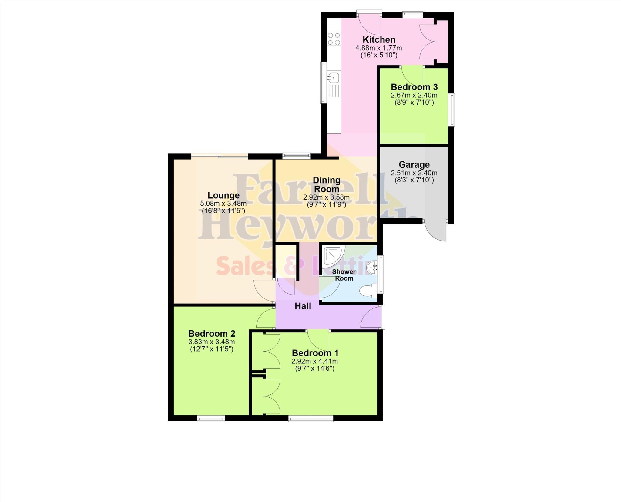 Hindburn Close, Carnforth floorplan