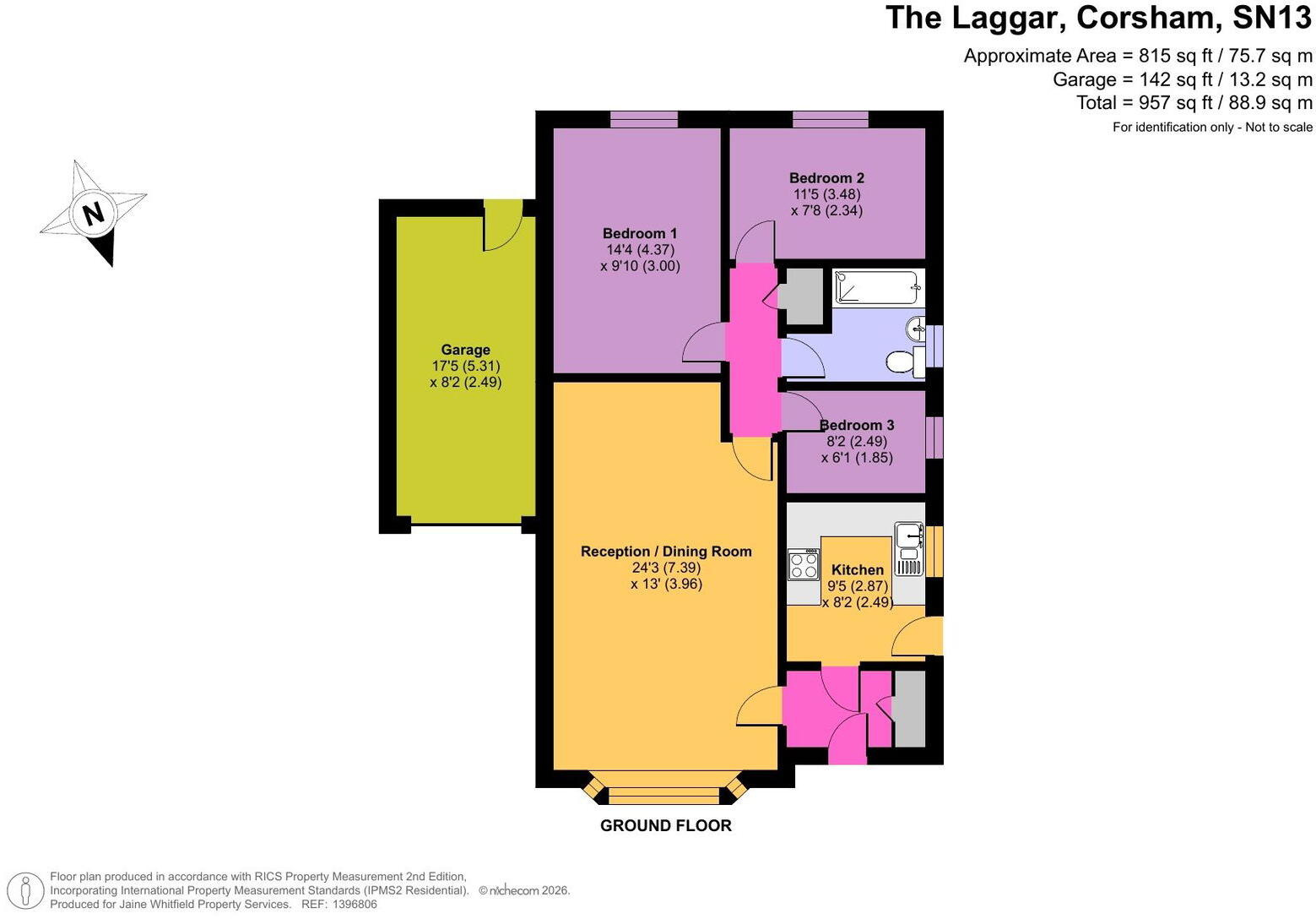The Laggar, Corsham floorplan