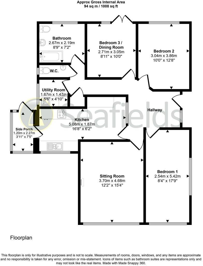 Binstead Lodge Road, Ryde floorplan