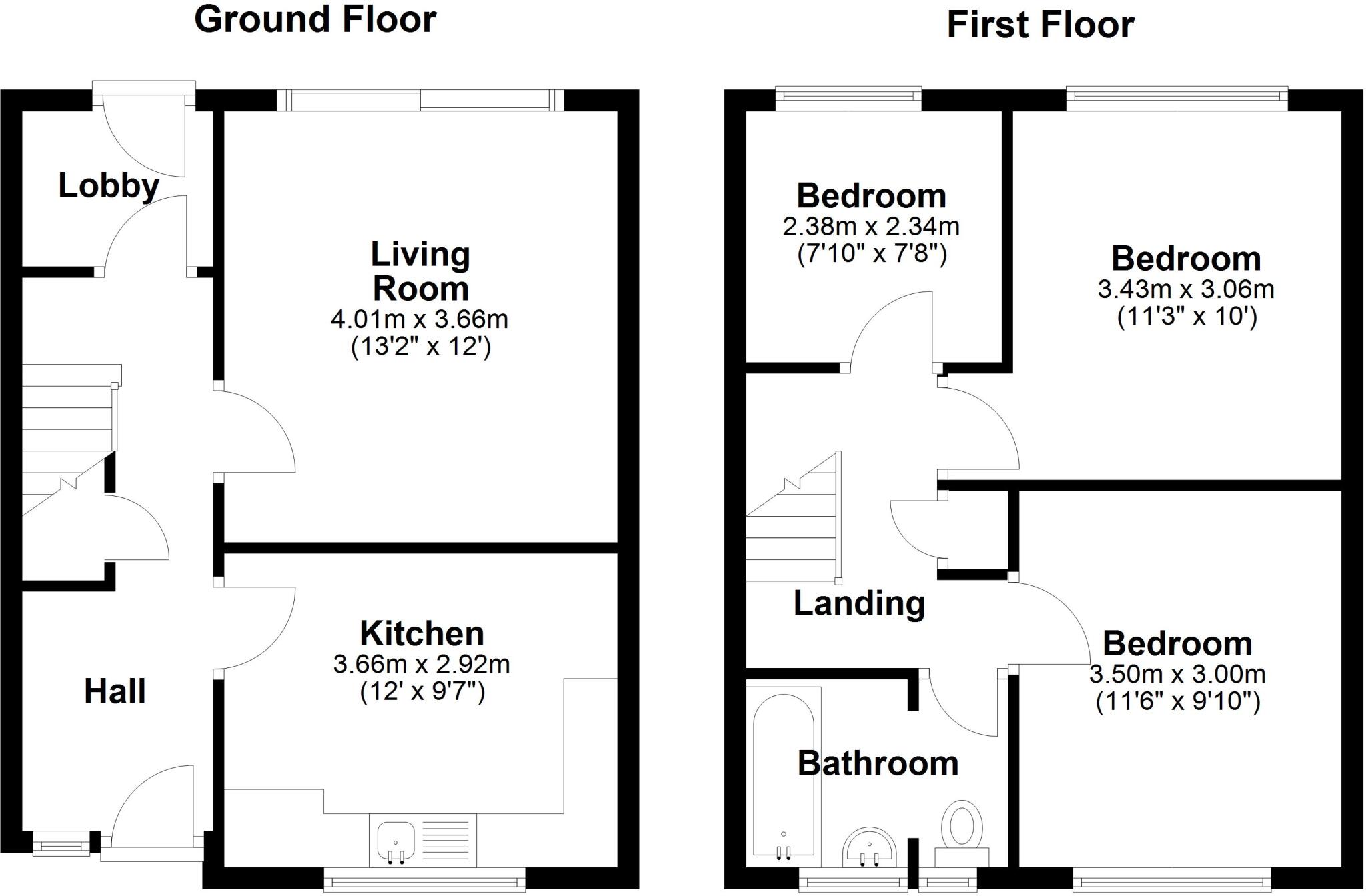Dartmouth Close, Worle, BS22 floorplan
