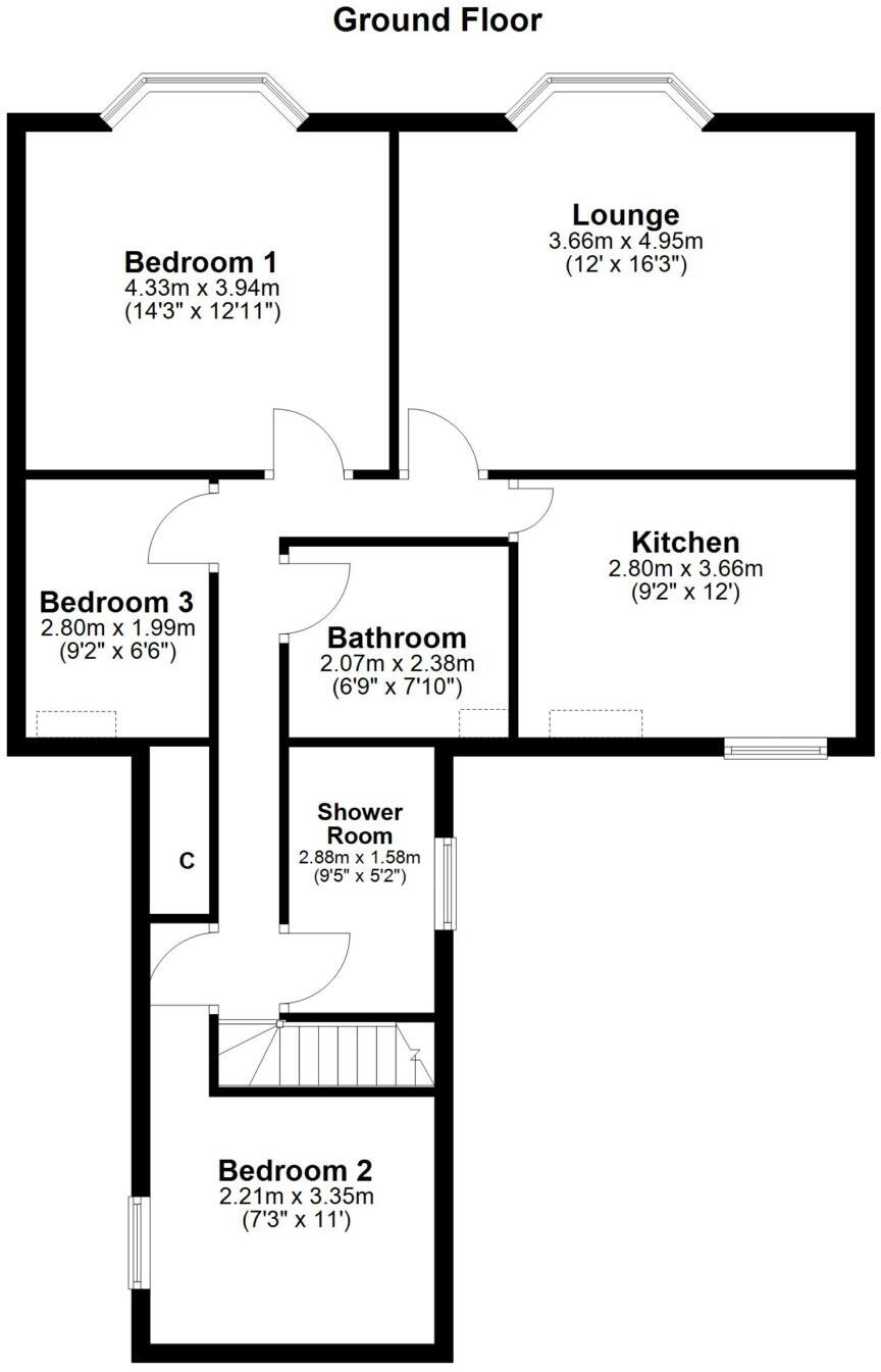 15B Gogo Street, Largs, KA30 8BU floorplan