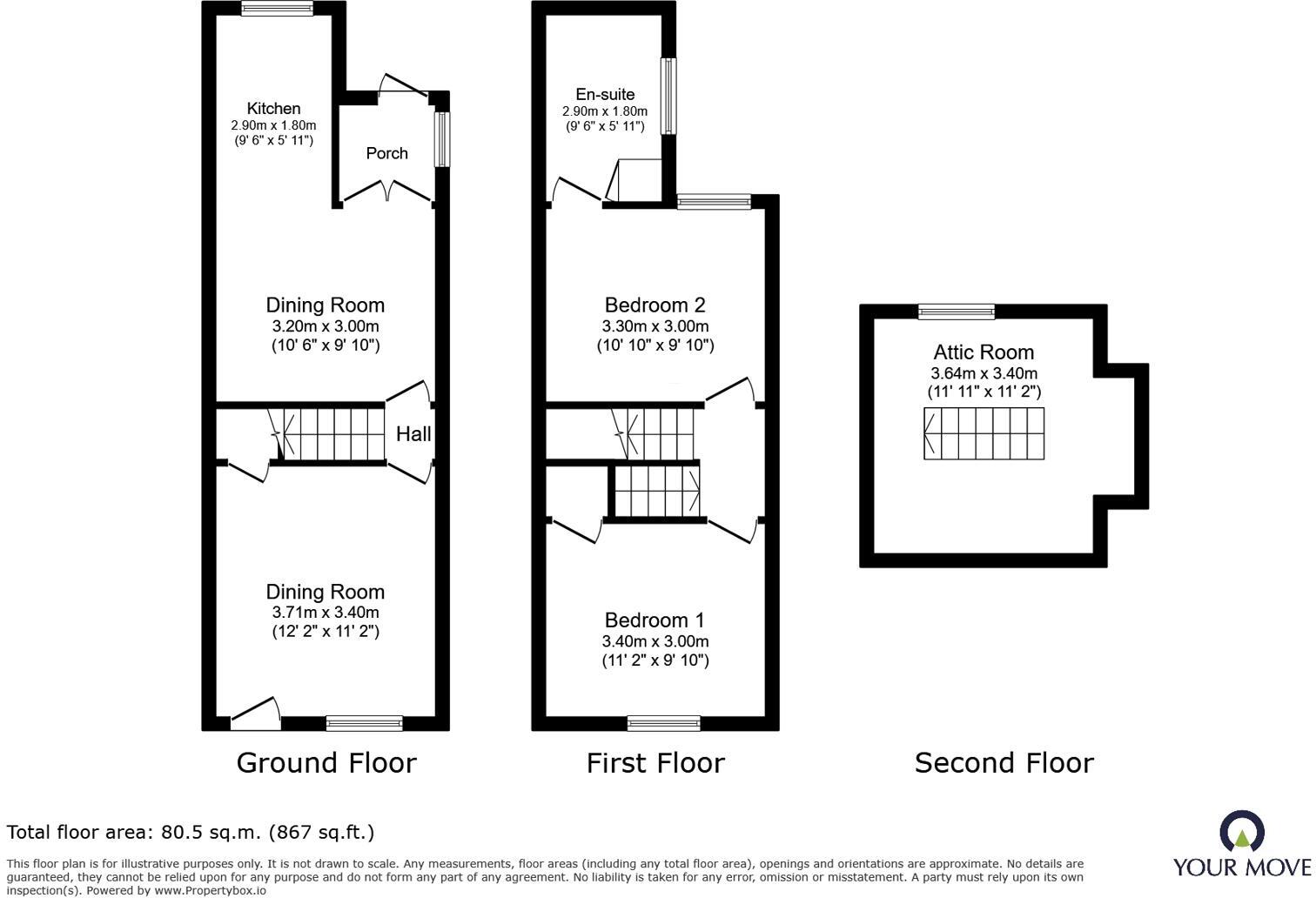 Sherwood Street, Annesley Woodhouse, Kirkby-in-Ashfield, Nottingham, NG17 floorplan