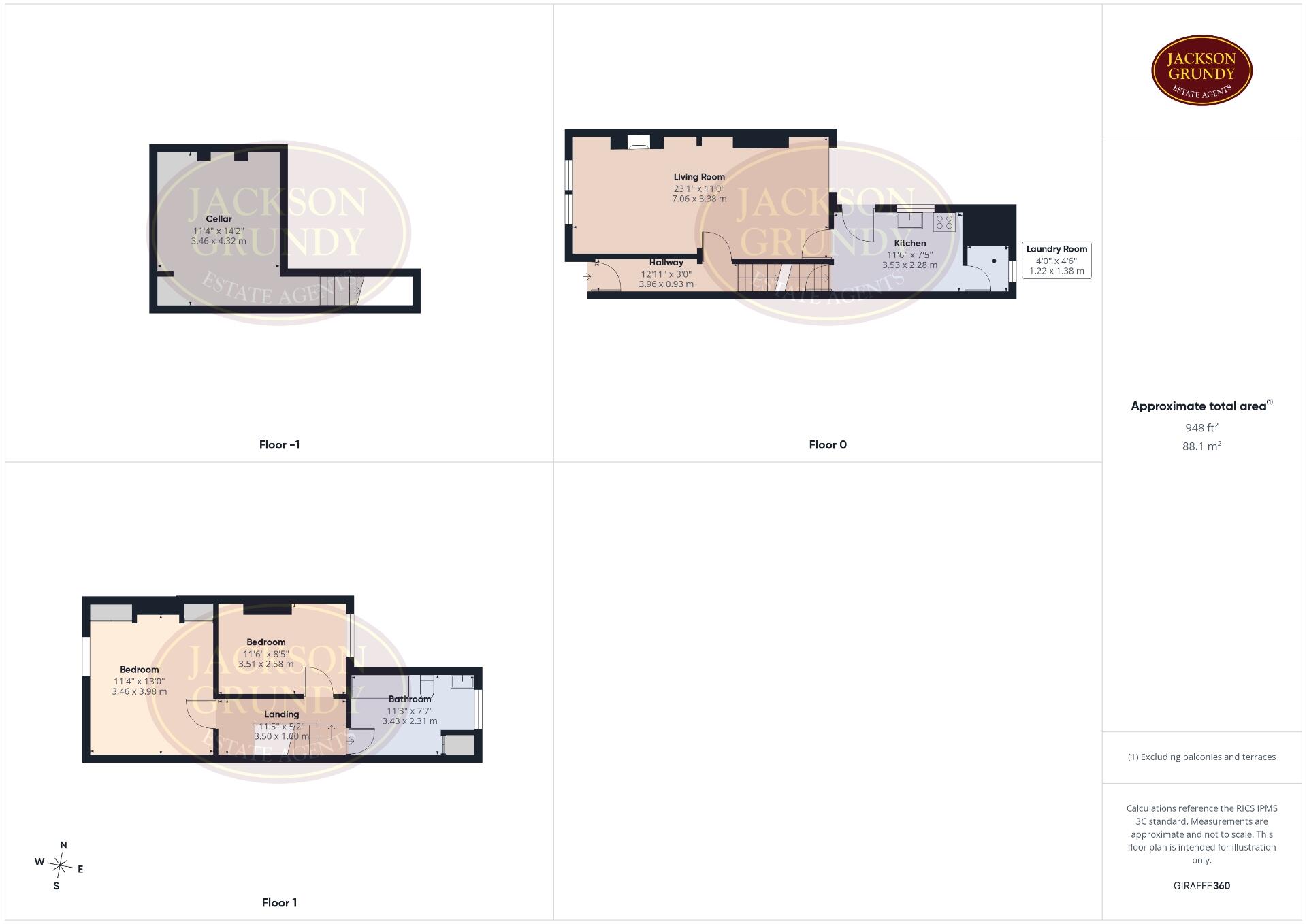 Roe Road, Abington, NN1 4PJ floorplan