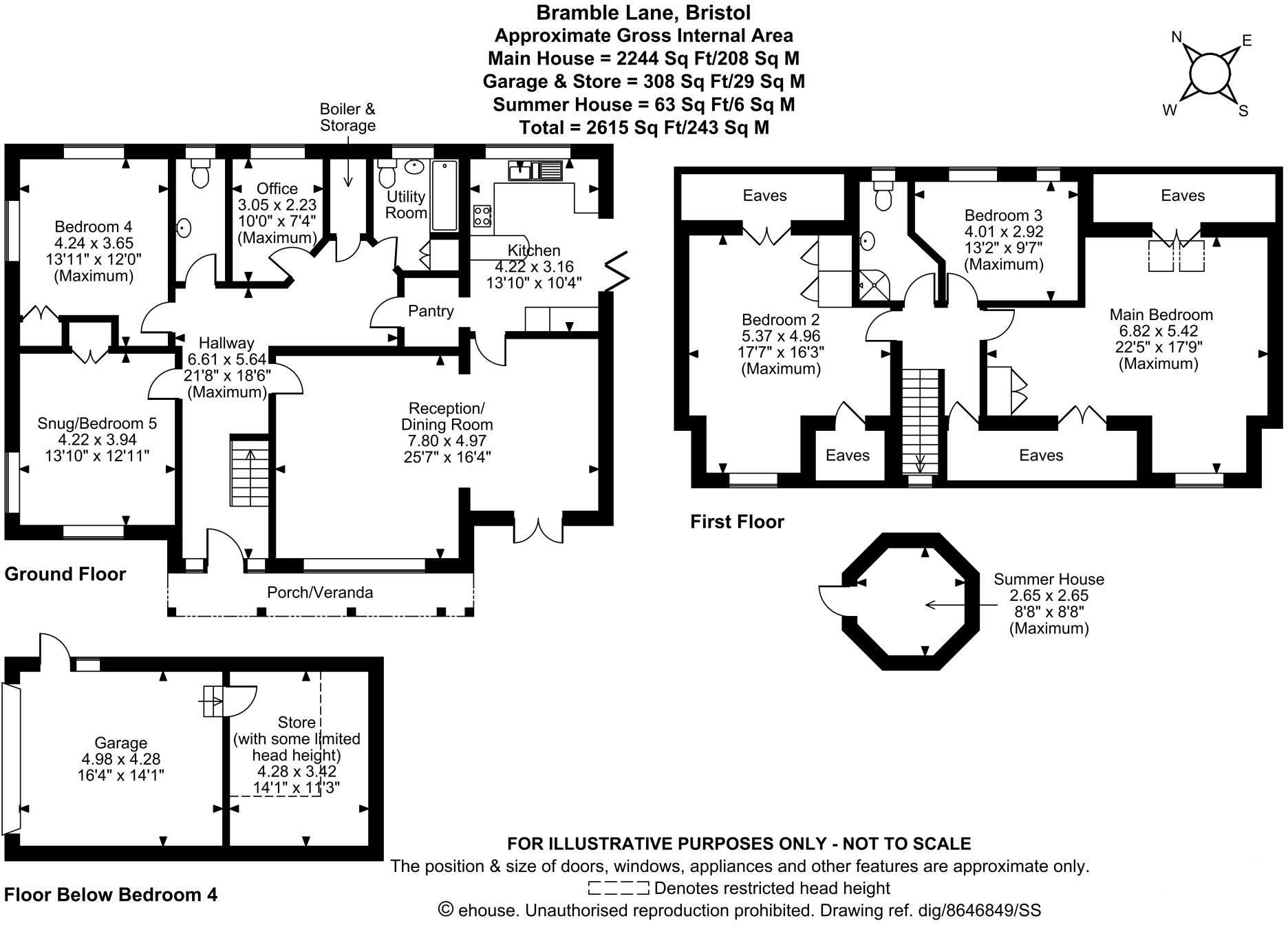 Bramble Lane, Bristol, Somerset, BS9 floorplan