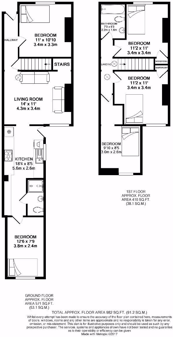 5 Bed Student Home - 31 Lancaster Road floorplan
