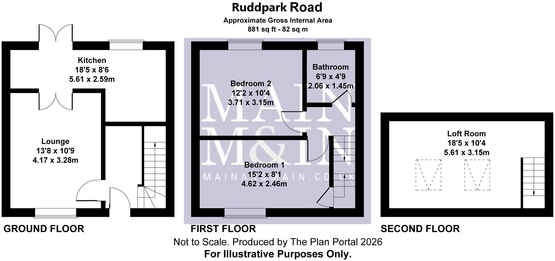 Ruddpark Road, Manchester floorplan
