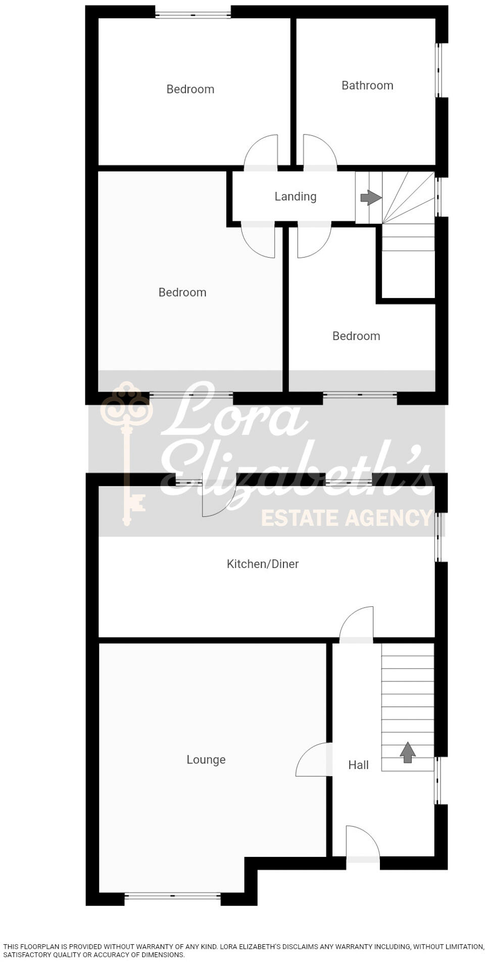 Redland Grove, Carlton, Nottinghamshire, NG4 floorplan