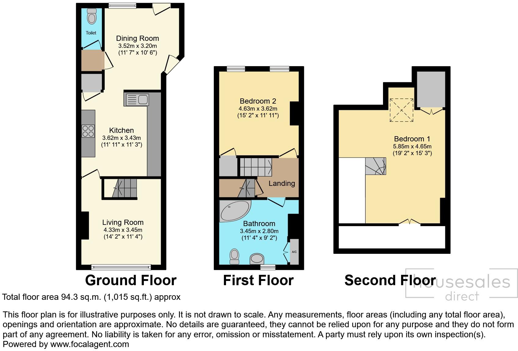 Manor Cottages All Hallows Street, Ordsall, DN22 floorplan