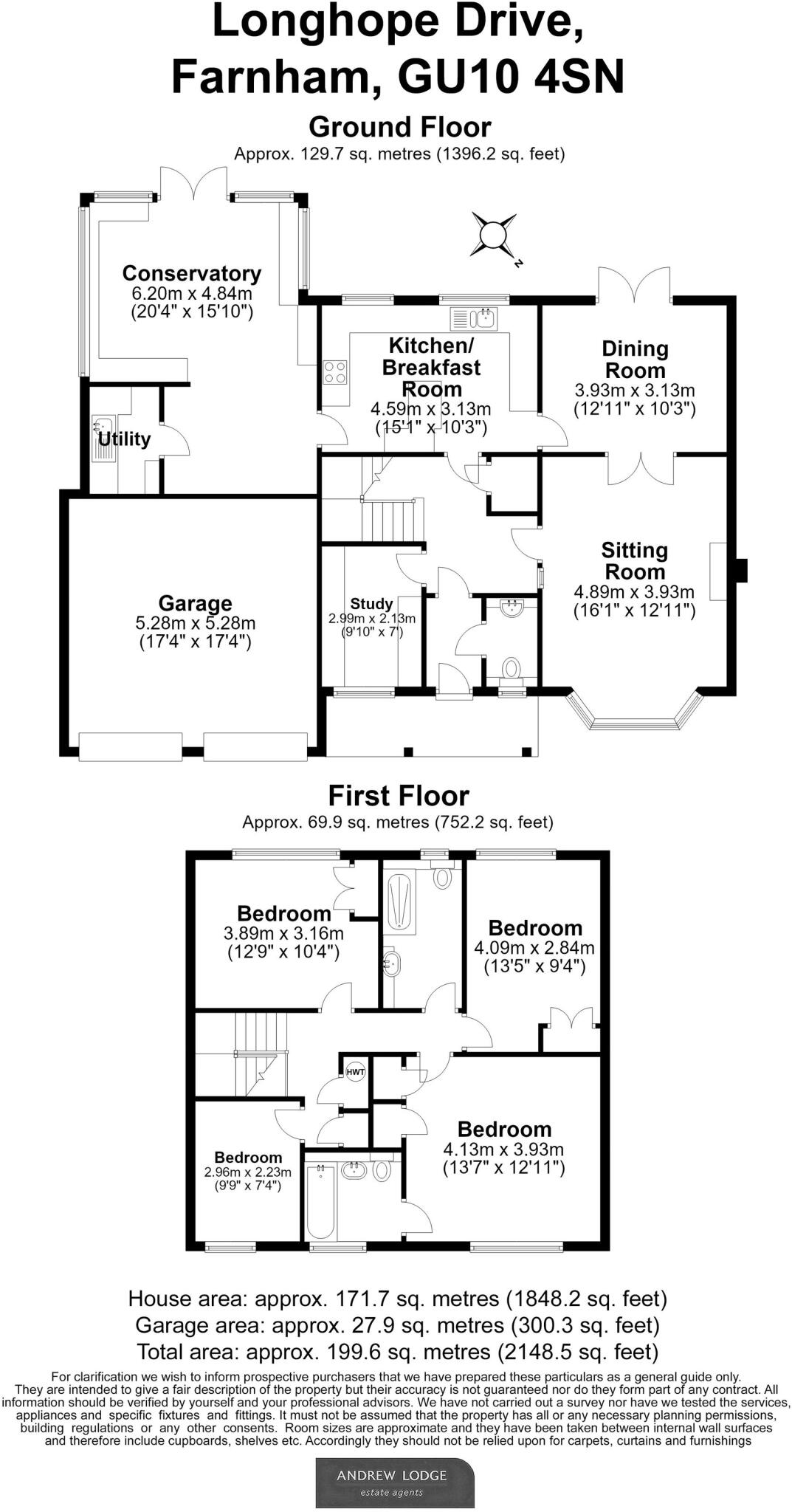 Longhope Drive, Farnham, GU10 floorplan