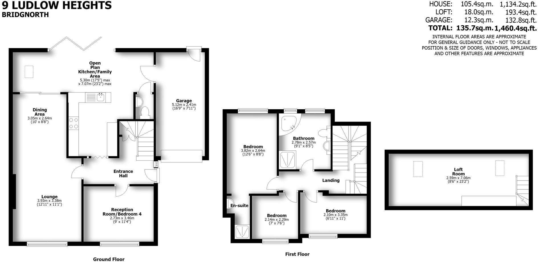 9 Ludlow Heights, Bridgnorth floorplan