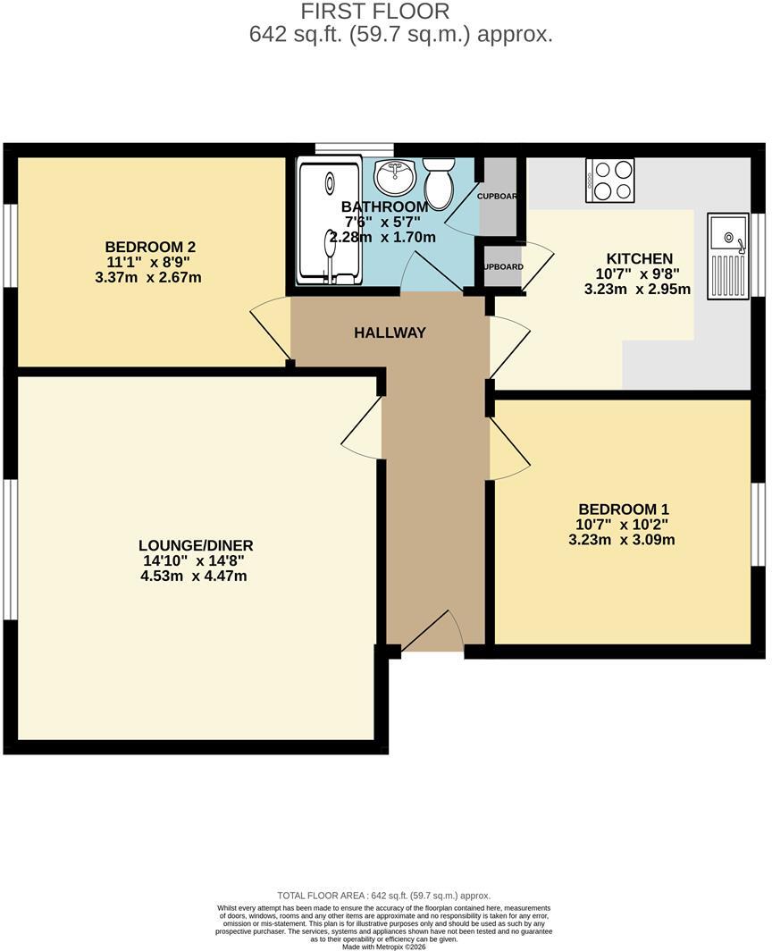 Canterbury Road, Birchington floorplan