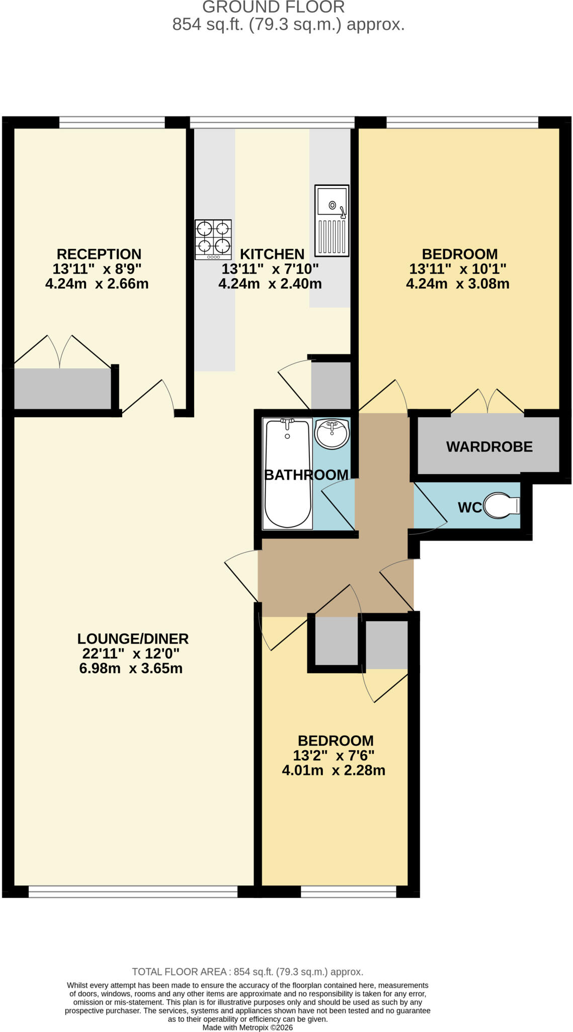 Grange Court Road, Bristol, BS9 floorplan