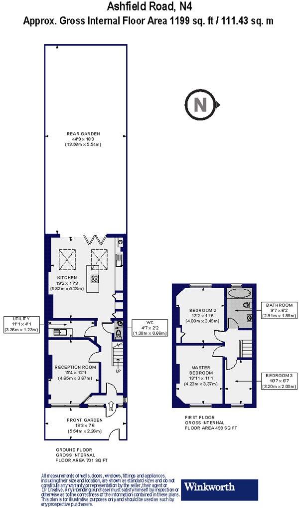 Ashfield Road, London, N4 floorplan