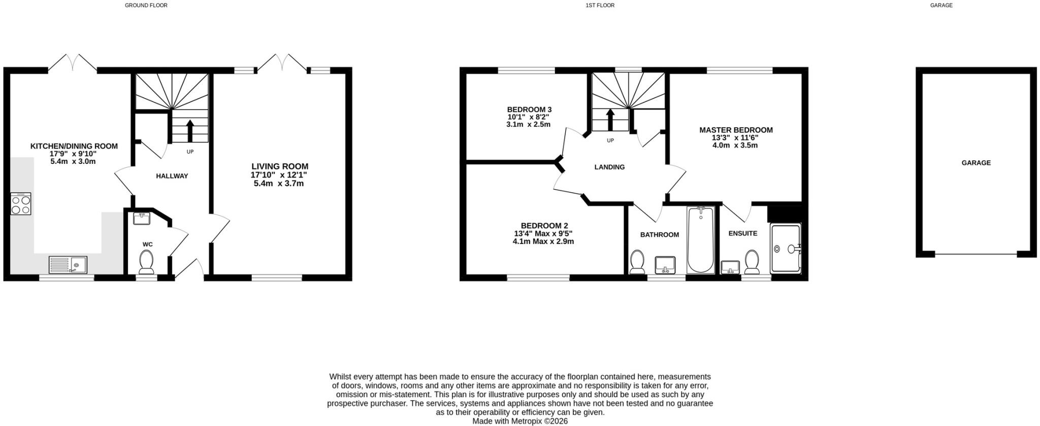 Perrins Way, Bevere, Worcester, Worcestershire. floorplan