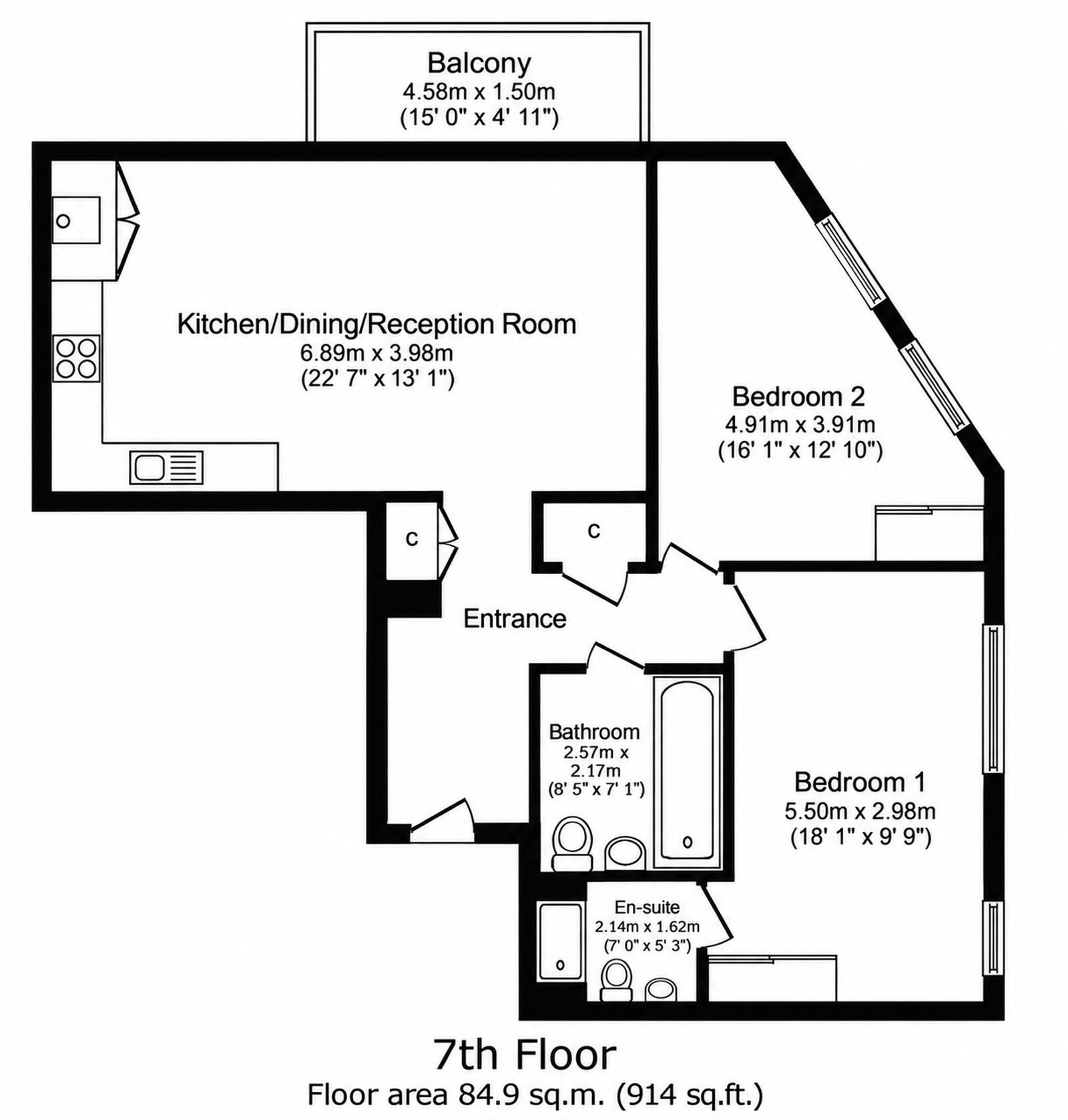 Capital Interchange Way, Brentford floorplan