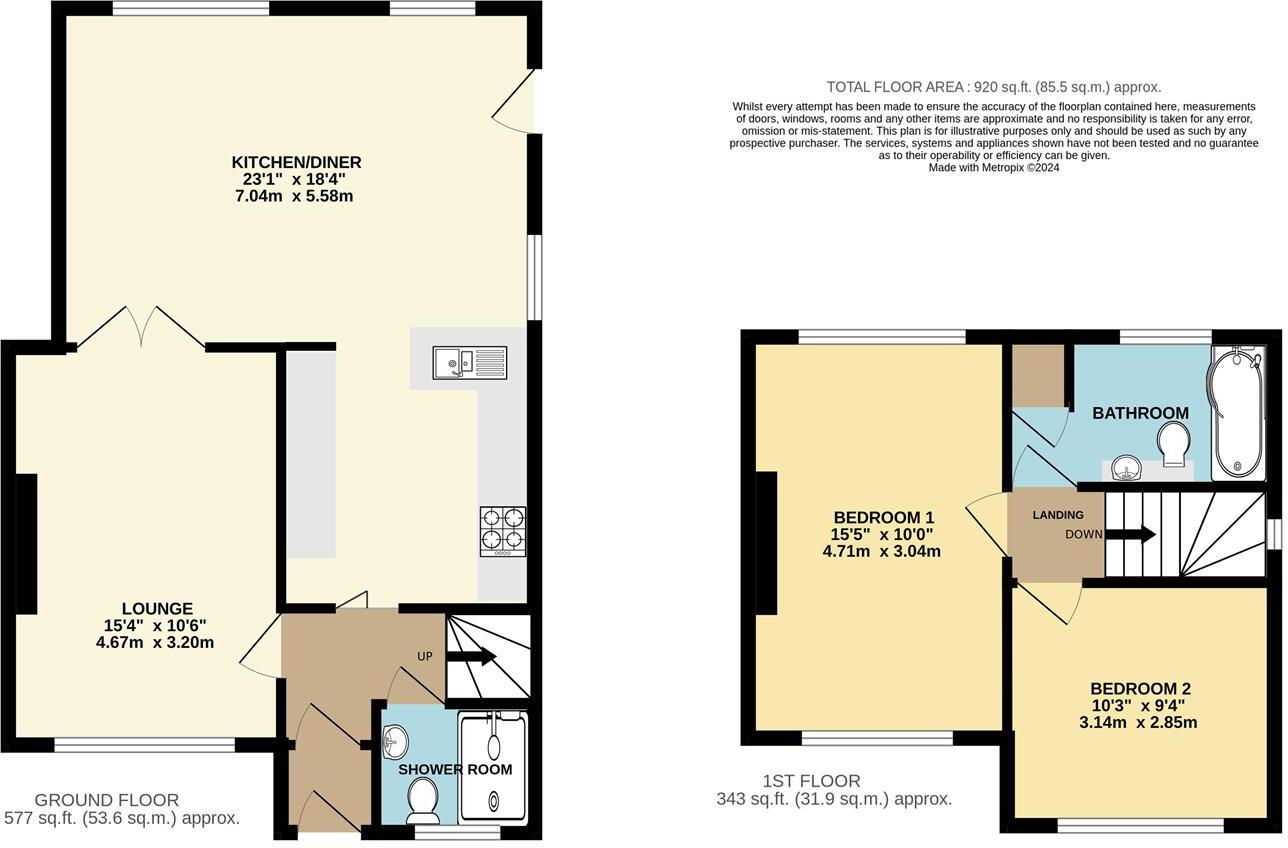Hillside Road, Brixham floorplan