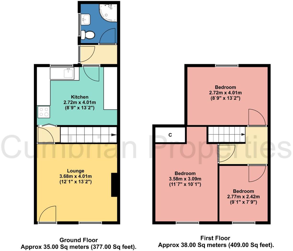 Sybil Street, Carlisle floorplan