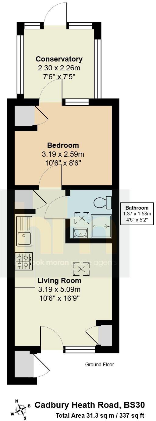 Cadbury Heath Road, Bristol floorplan