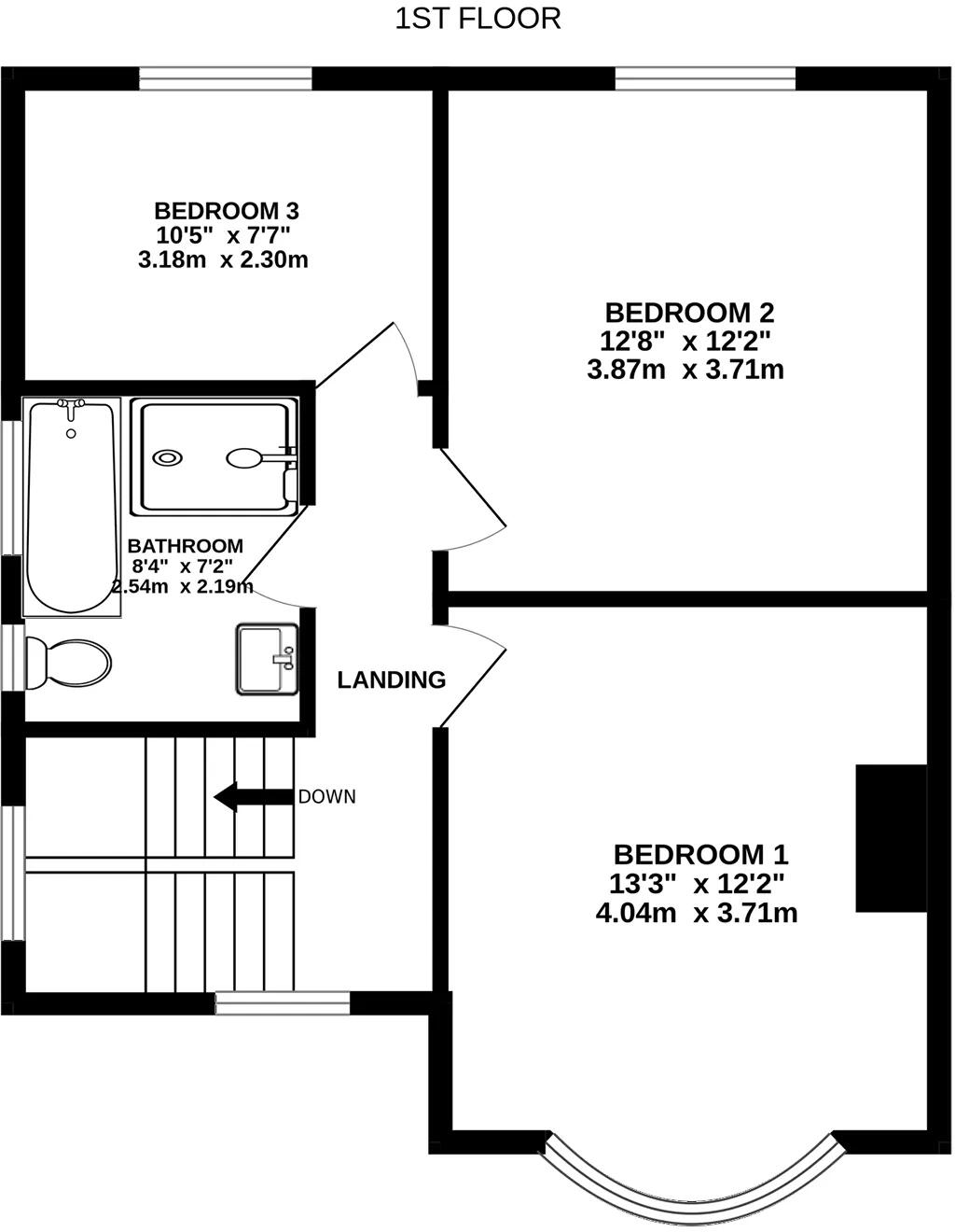 Raley, 46 Devonshire Road, Douglas floorplan