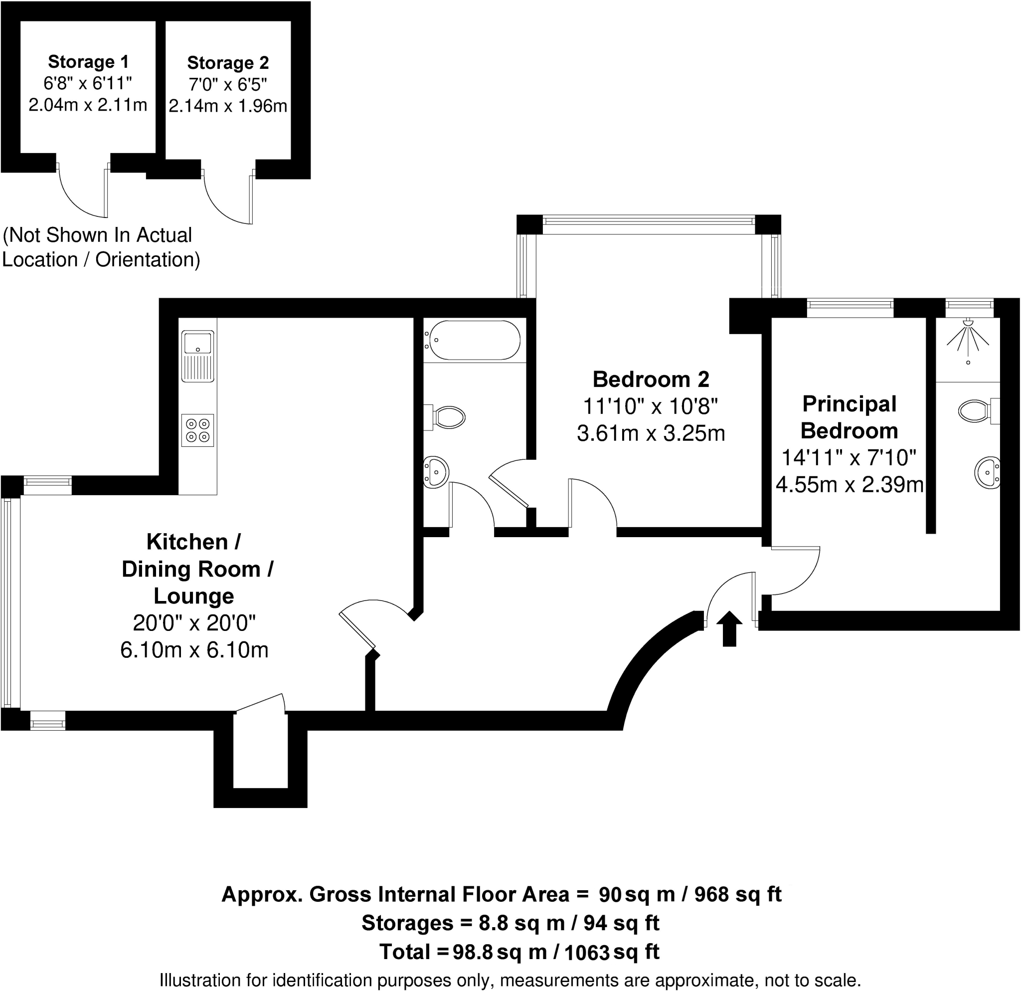 West Point, Wellington Street LS1 floorplan
