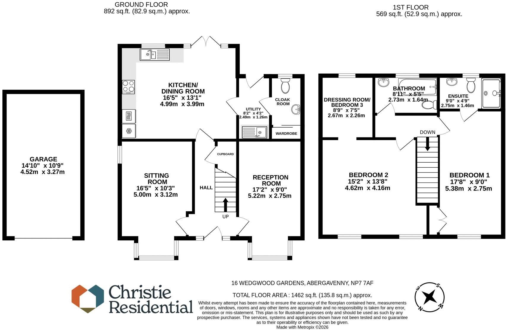 Wedgwood Gardens, Abergavenny floorplan