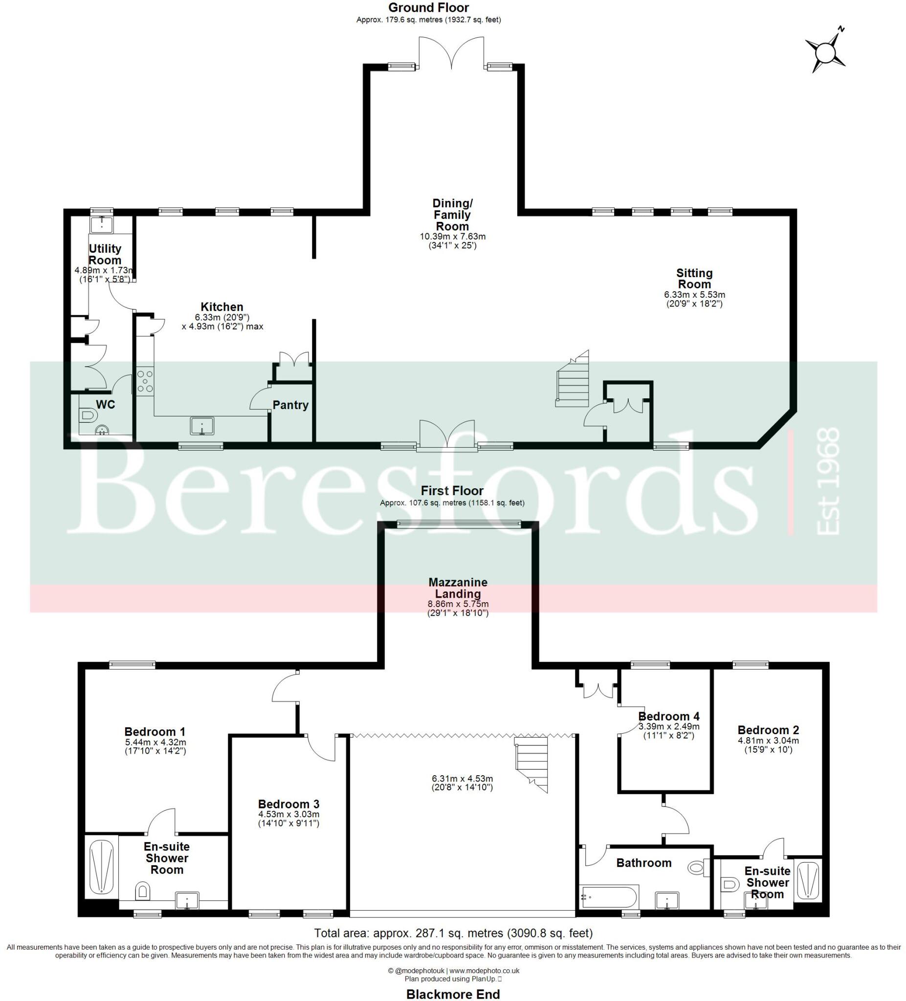 Bakers Farm Lane, Blackmore End, CM7 floorplan