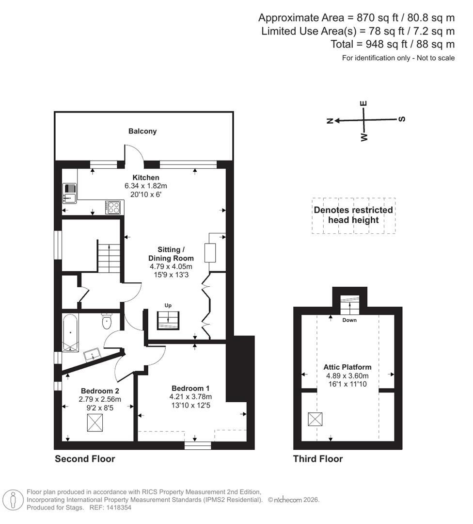 Long Entry, Lyme Regis floorplan