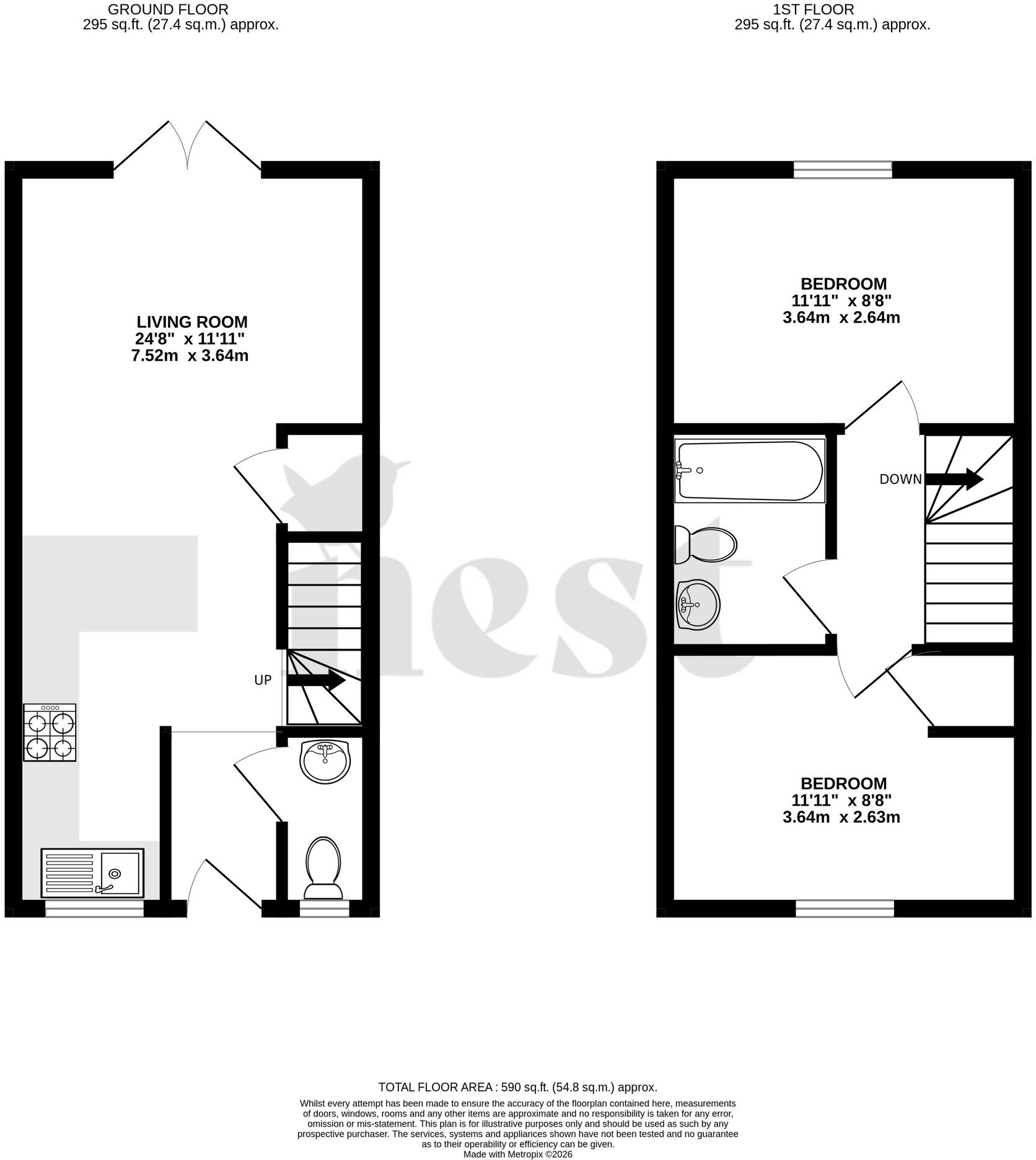 Mattravers Way, Taunton floorplan