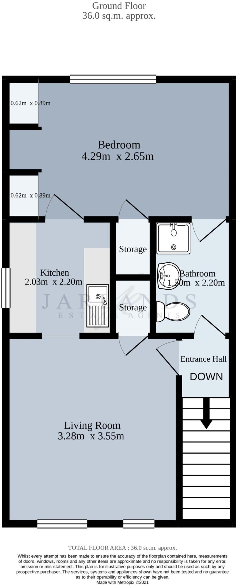 Iford Close, Newhaven floorplan