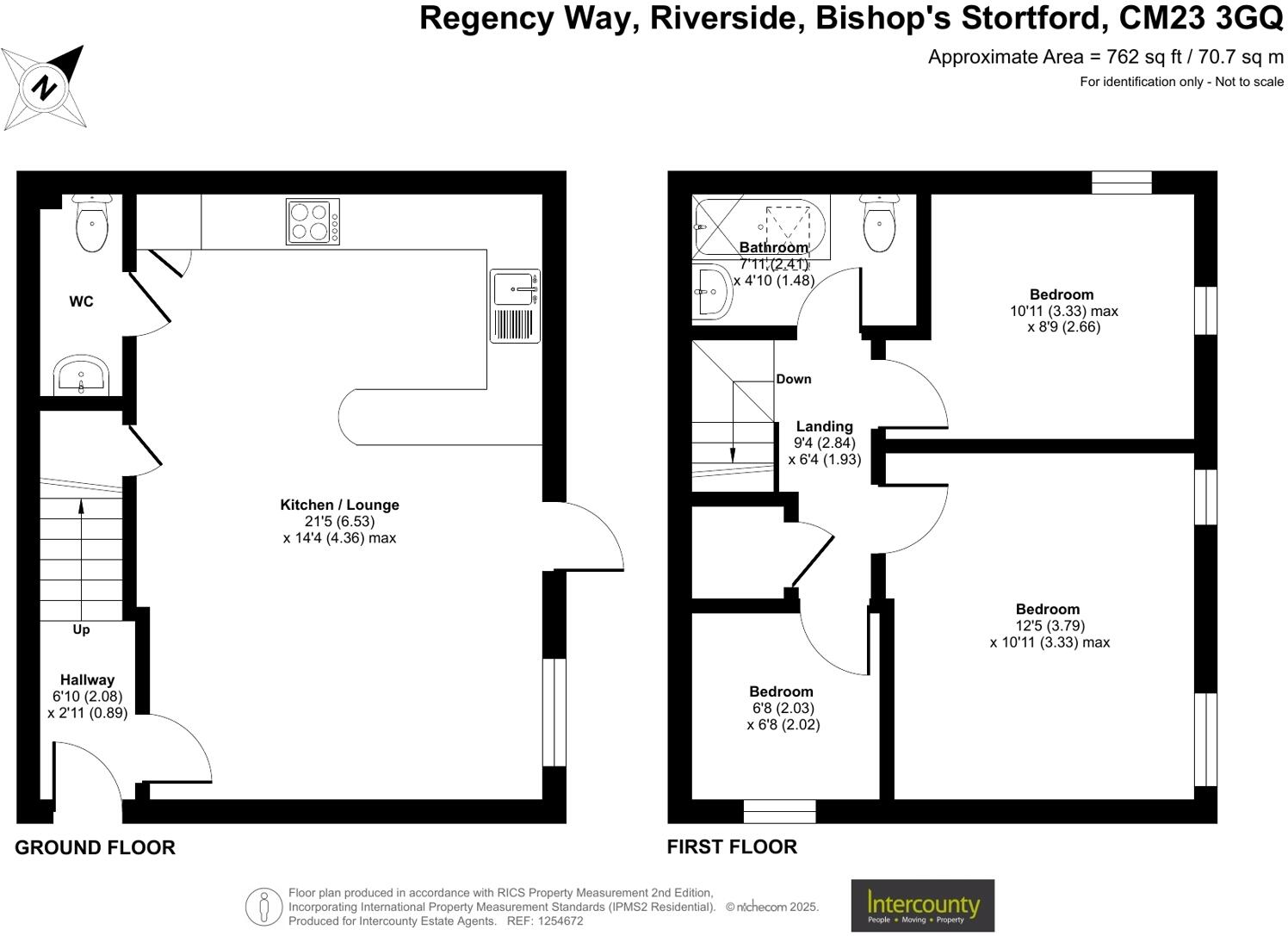 Regency Way, Riverside, Bishop's Stortford, Hertfordshire, CM23 floorplan