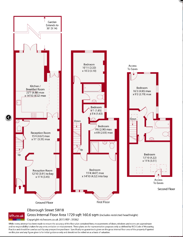 Elborough Street, Southfields, London, SW18 floorplan