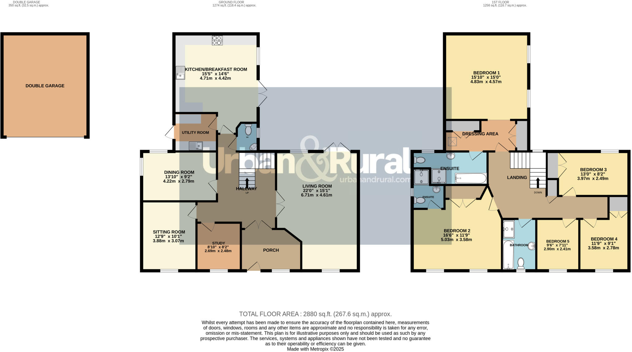 Oakley Rise, Wilstead, Bedfordshire, MK45 floorplan