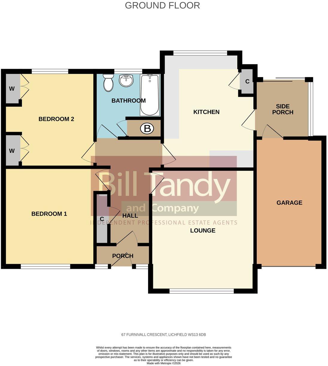 Furnivall Crescent, Lichfield, WS13 floorplan