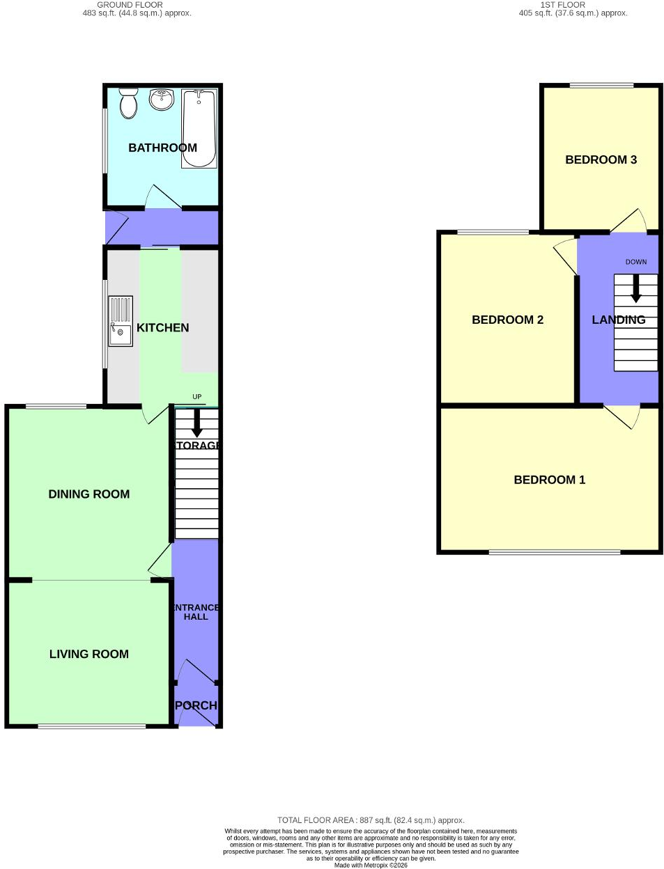 Scott Street, Southport, Merseyside, PR9 7QZ floorplan
