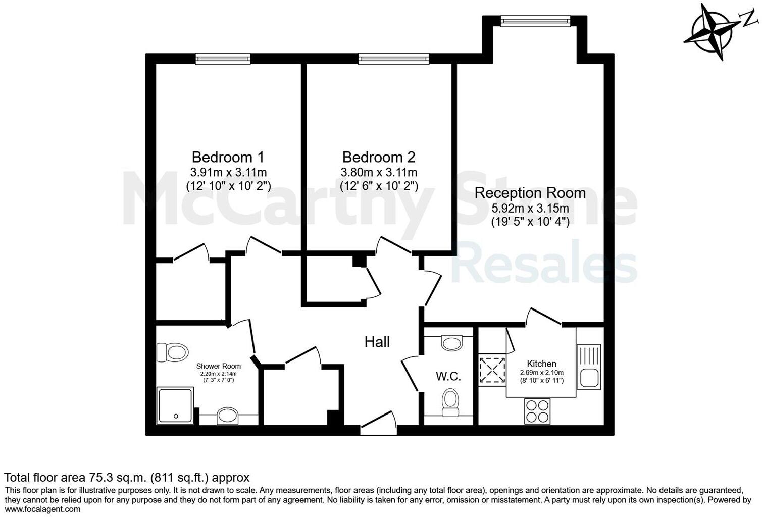 59-61 The Broadway, Amersham floorplan