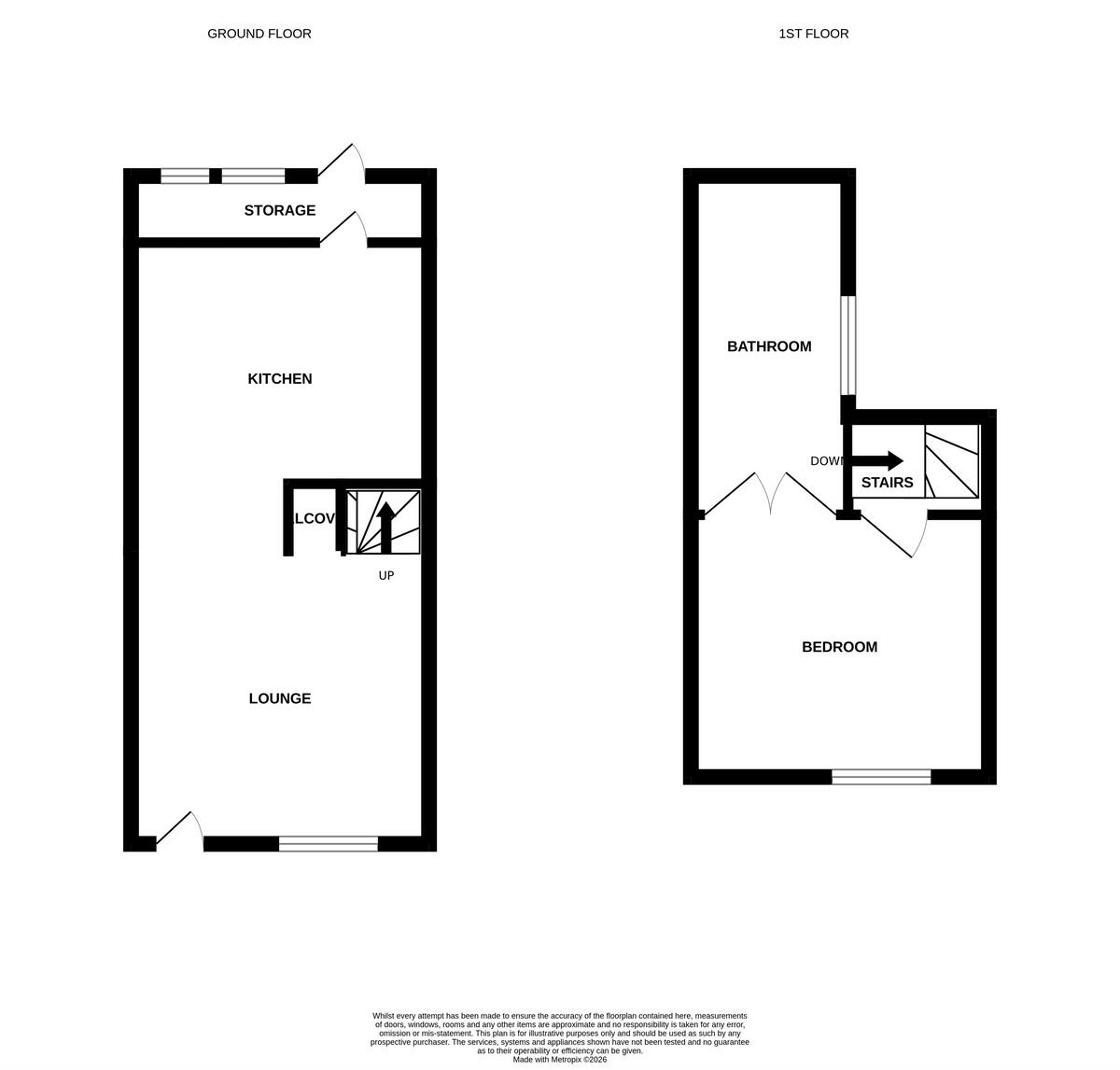St James Walk, Great Yarmouth floorplan