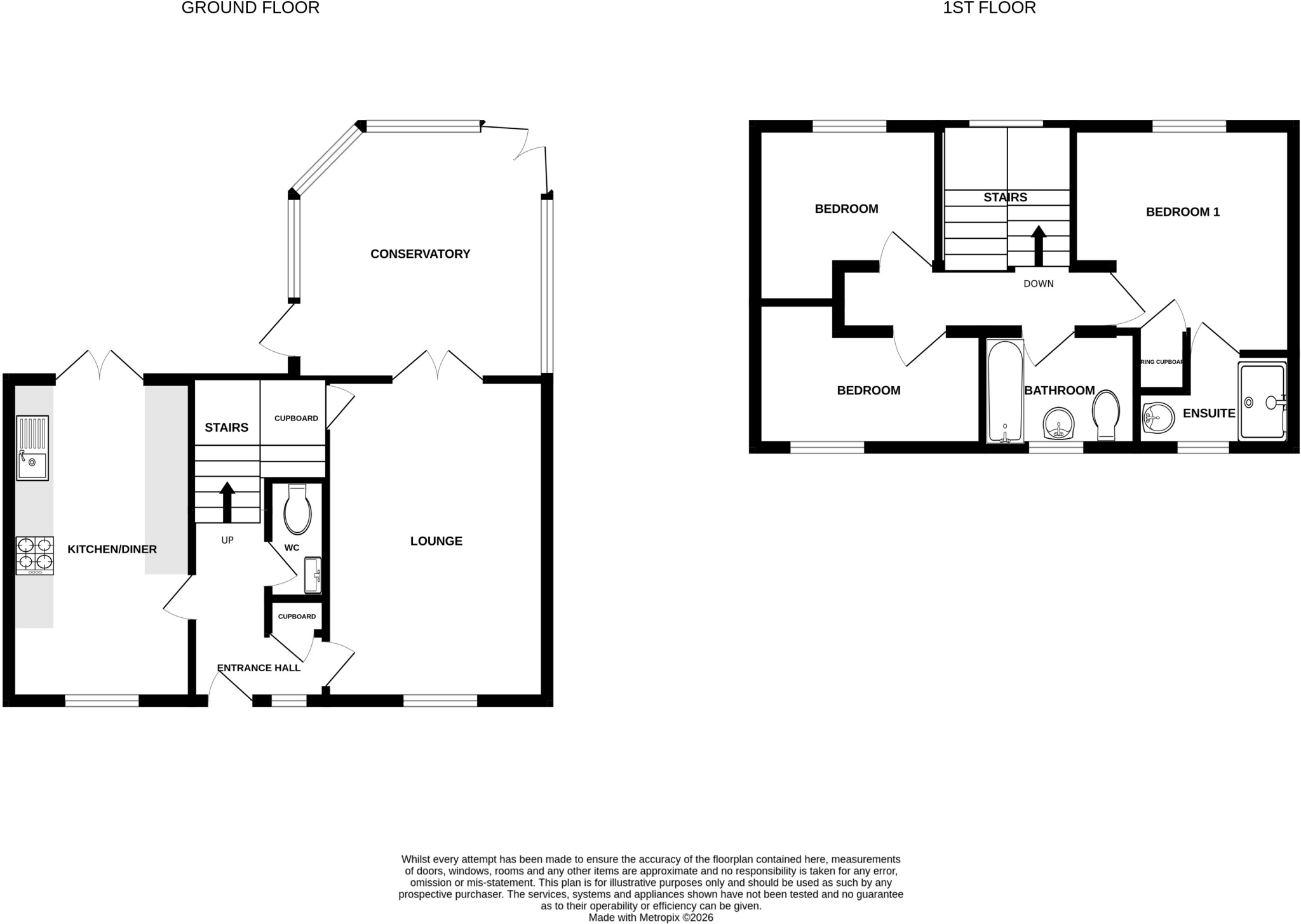 Wilkin Drive, Tiptree floorplan