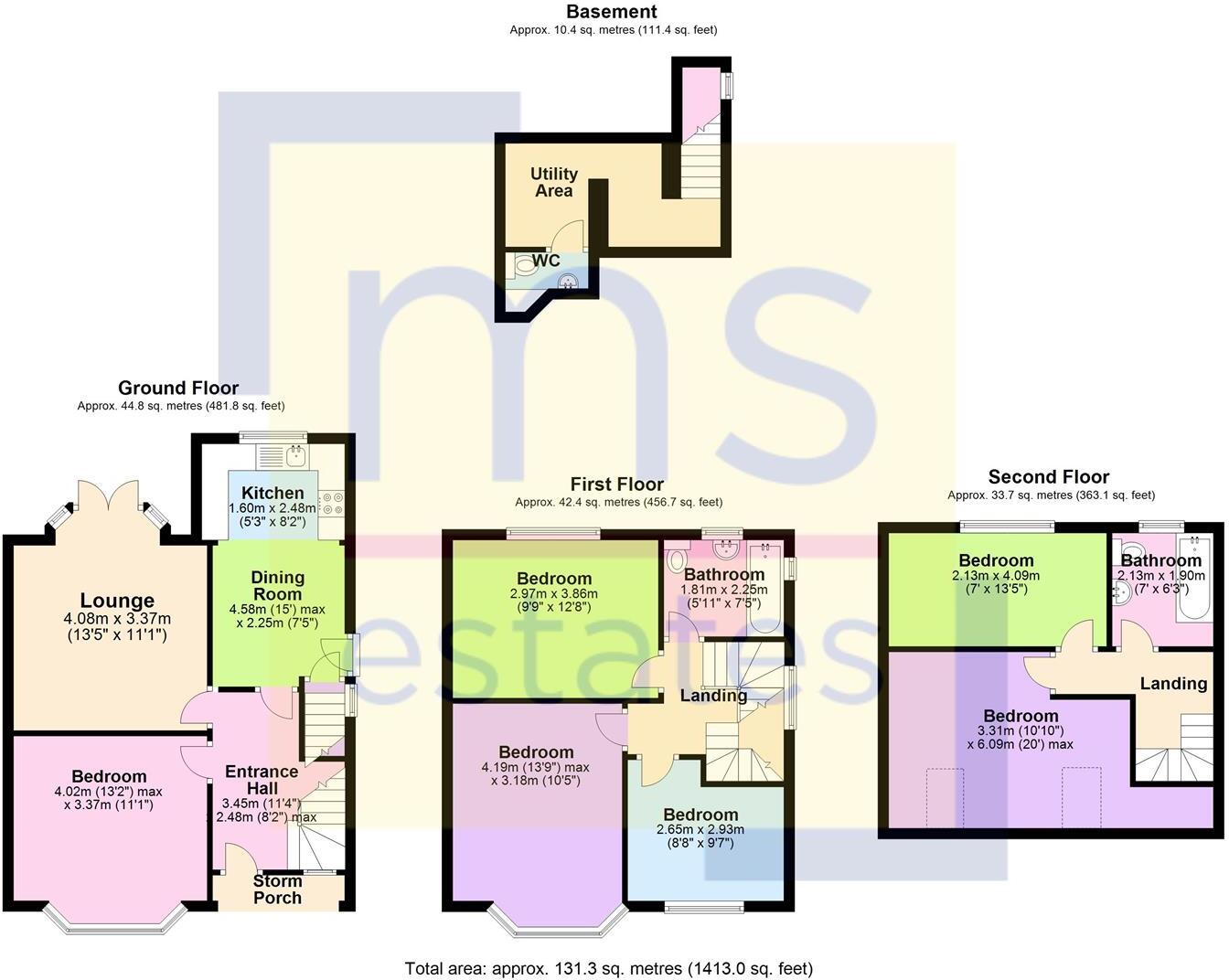BILLS INCLUDED £150pppw Rolleston Drive, Lenton, Nottingham floorplan