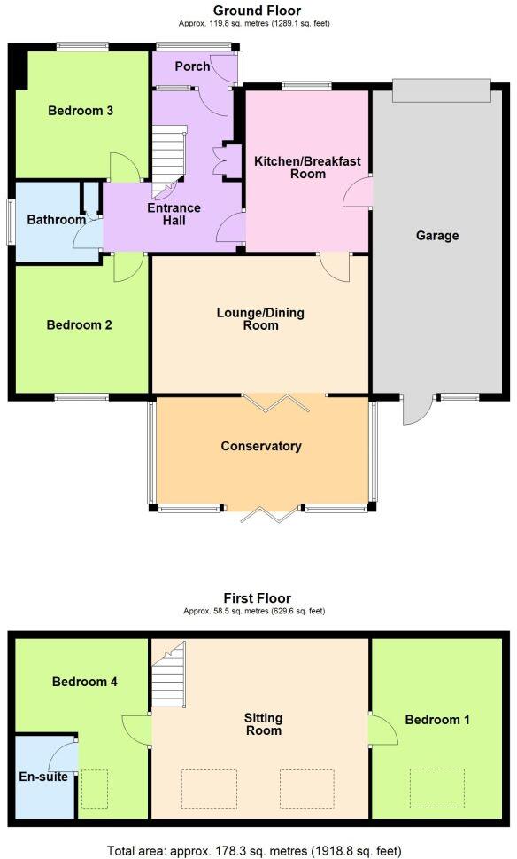 Hillside Avenue, Melton Mowbray floorplan