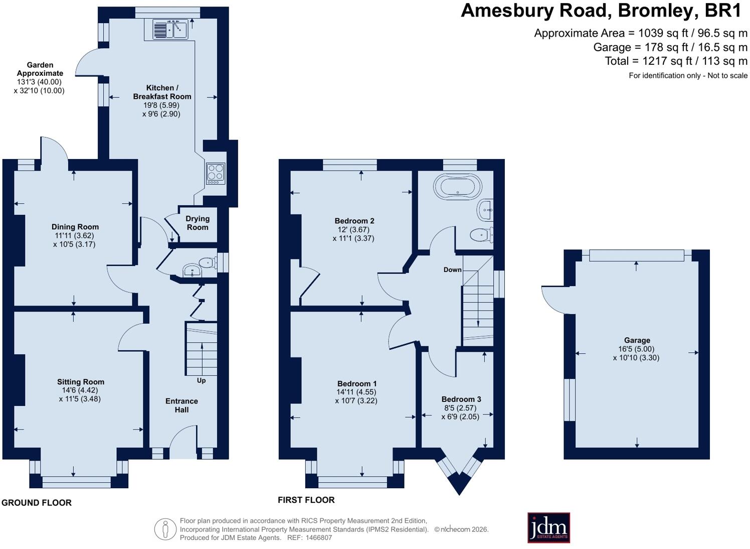 Amesbury Road, Bromley, BR1 floorplan