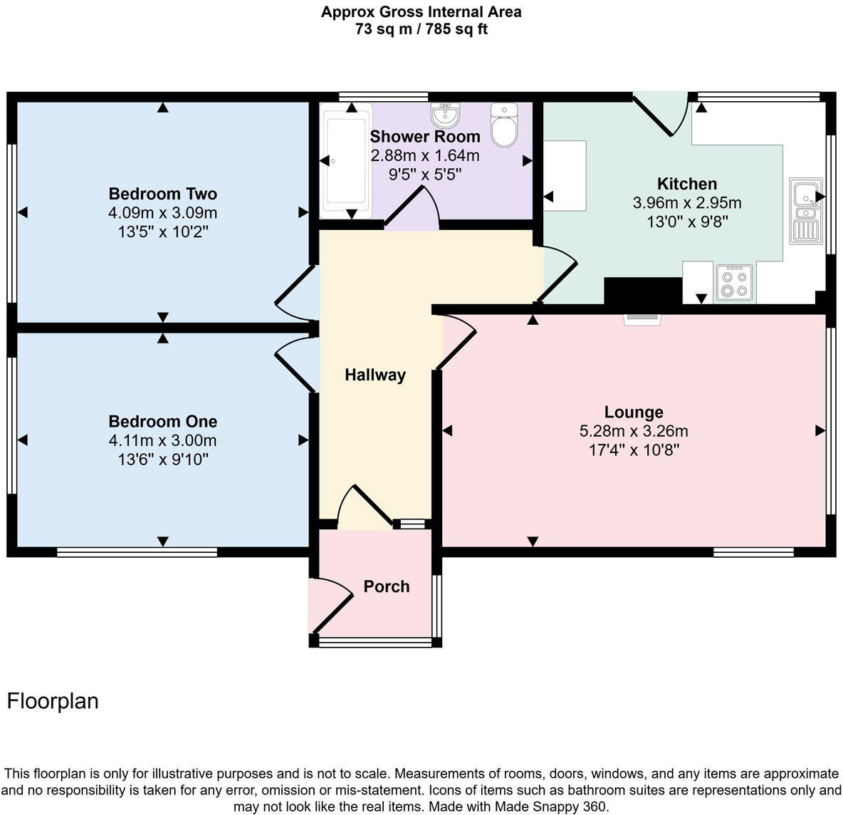 Lon Elan, Meliden, Denbighshire LL19 8LP floorplan