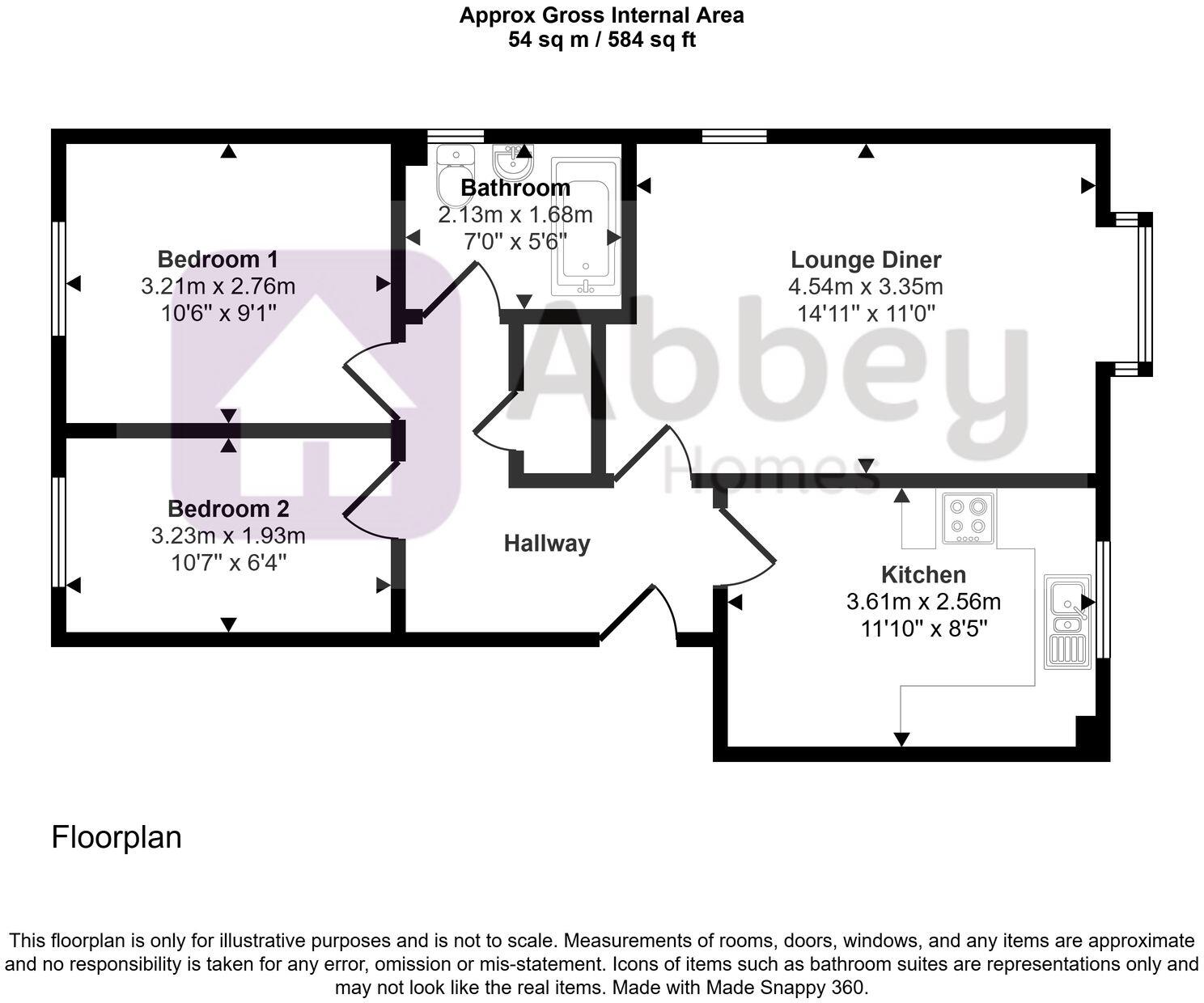 Martin Street, Leicester, LE4 floorplan