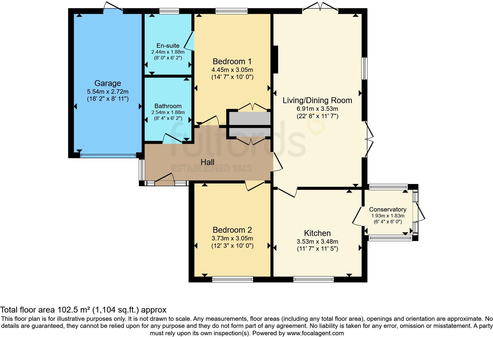 Douglas Avenue, Exmouth, Devon, EX8 floorplan