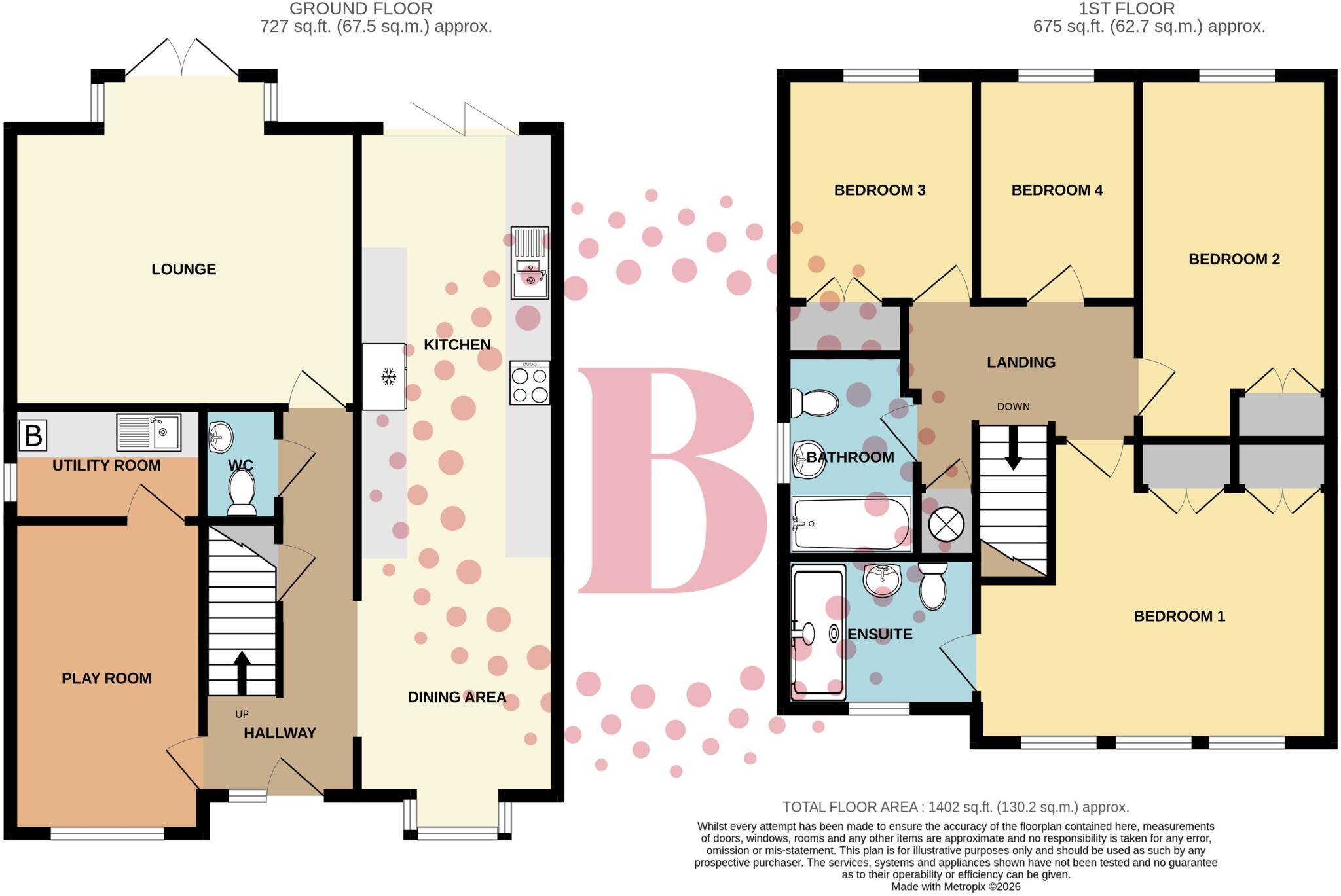 Webb Close, Letchworth floorplan
