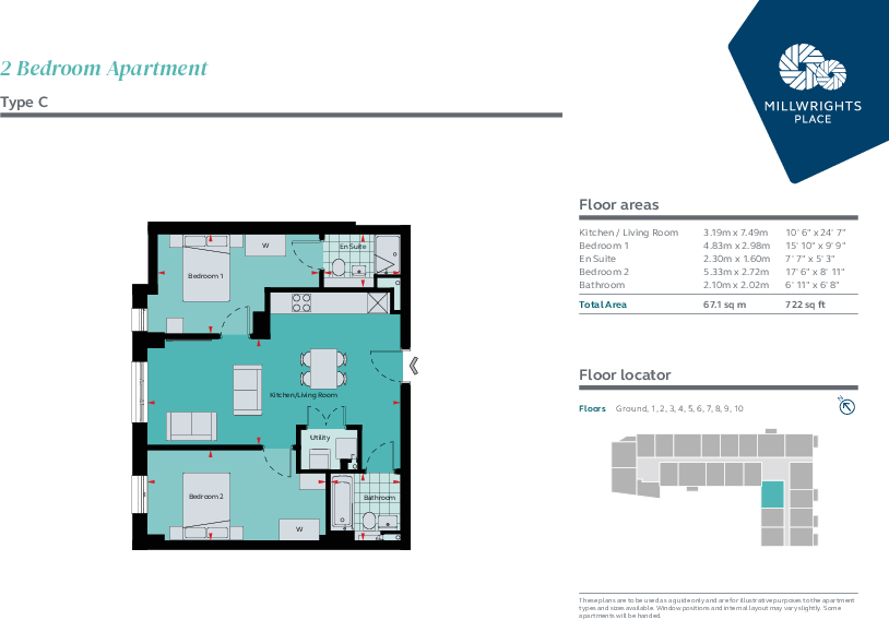 Millwrights Place, Bristol Bristol BS1 floorplan