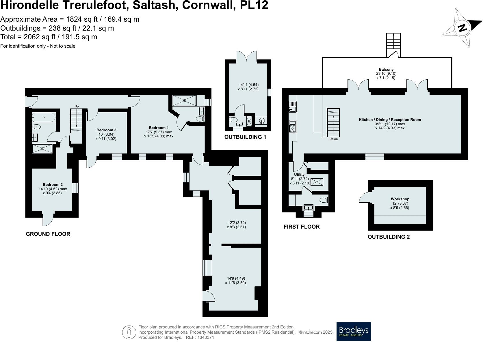 Trerulefoot, Saltash, Cornwall floorplan