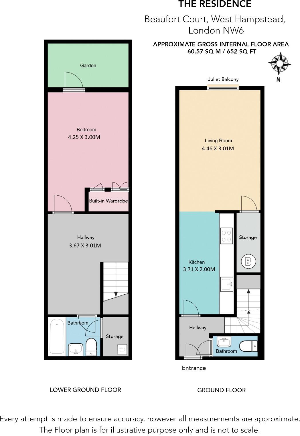 Beaufort Court, Maygrove Road, London, NW6 floorplan